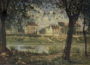 Alfred Sisley Villeneuve-la-Garenne oil painting picture wholesale